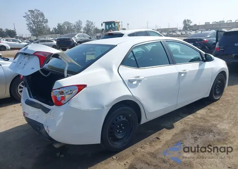 2017 Toyota Corolla Le z USA, uszkodzony, nr VIN 5YFBURHEXHP677088